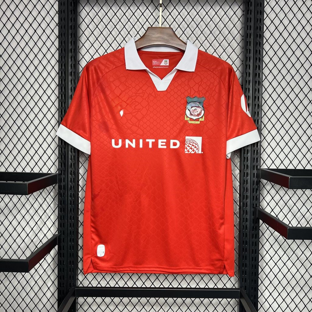 Camiseta Wrexham 2024/25 Home Jersey S-XXL