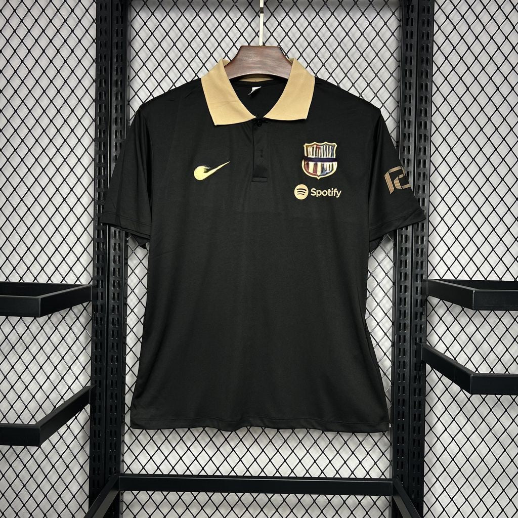 Camiseta Barcelona 2024/25 Polo Black Jersey