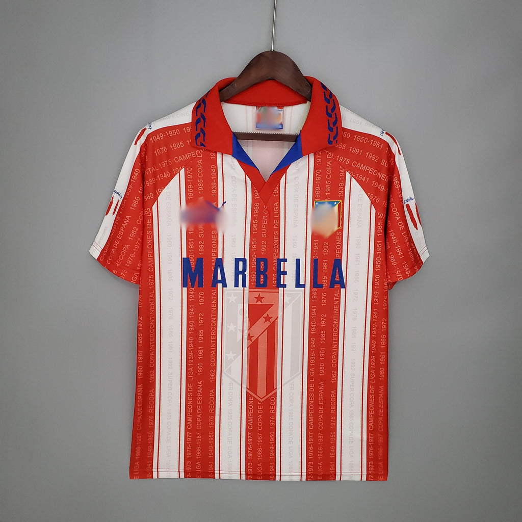 Camiseta Retro Atlético de Madrid Local 95-96 delante