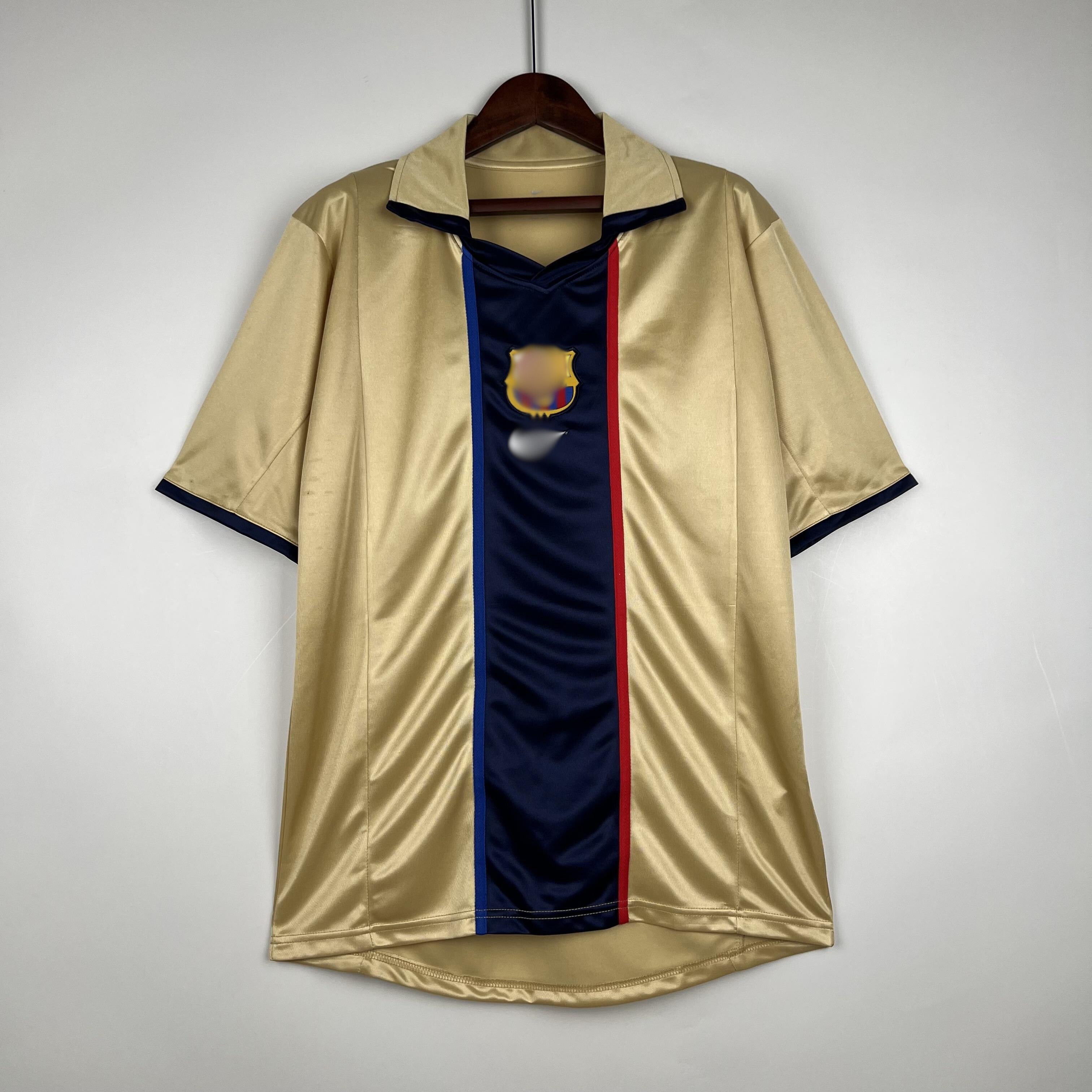 Camiseta Retro Barcelona Visitante 01 02