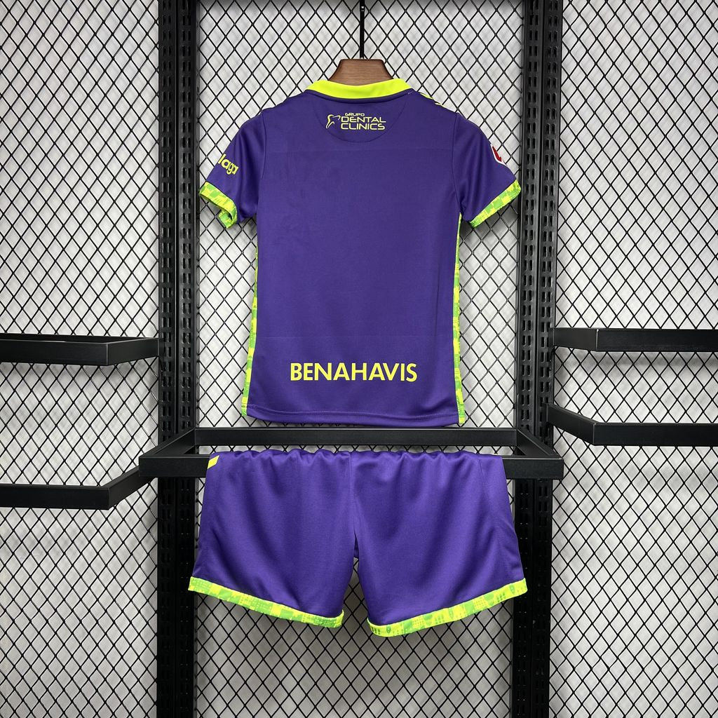 Malaga 2024/25 Away Kids Kit